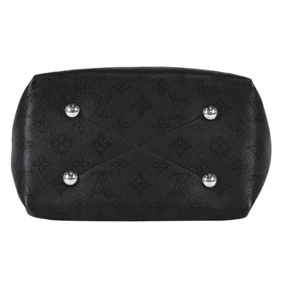 Louis Vuitton Shoulder Bag Punching Monogram Mahina Noir Black - Picture 6 of 14